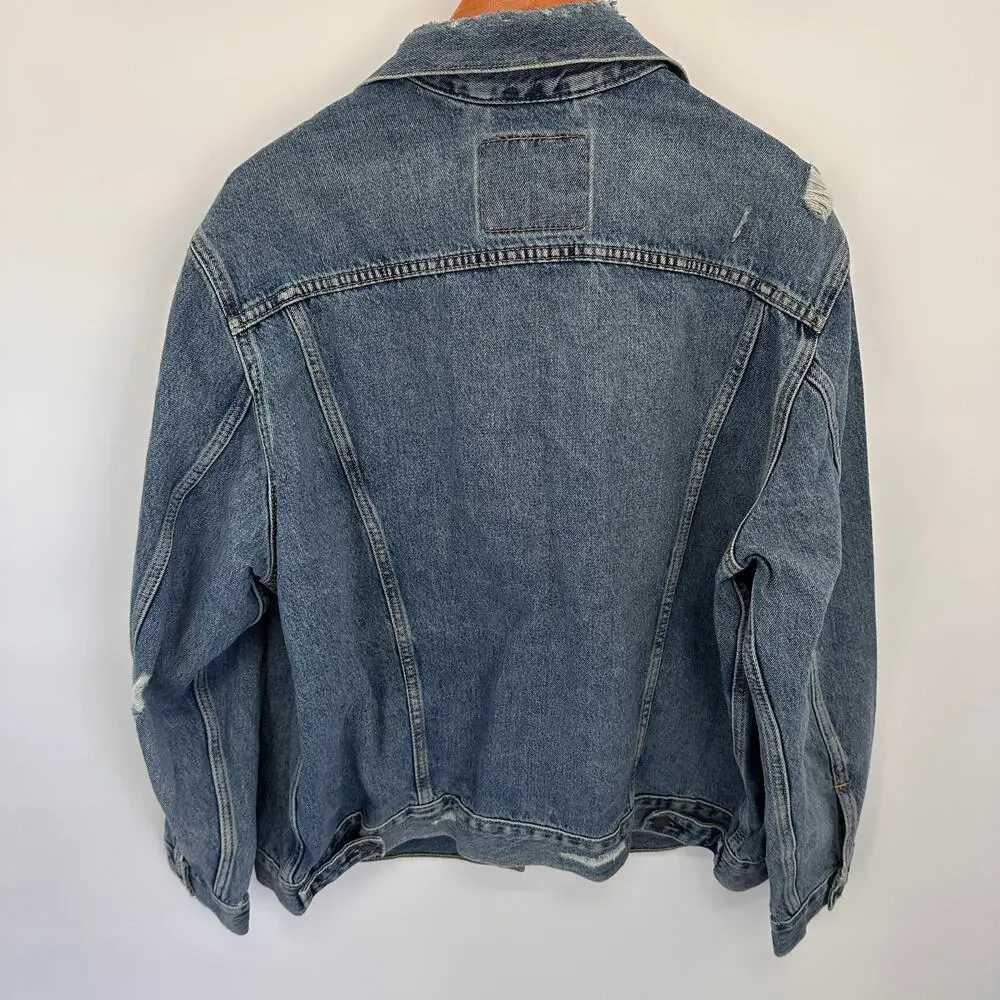 LEVI'S NWT Men's Vintage FIt Trucker Denim Jacket // XL - Picture 10 of 12